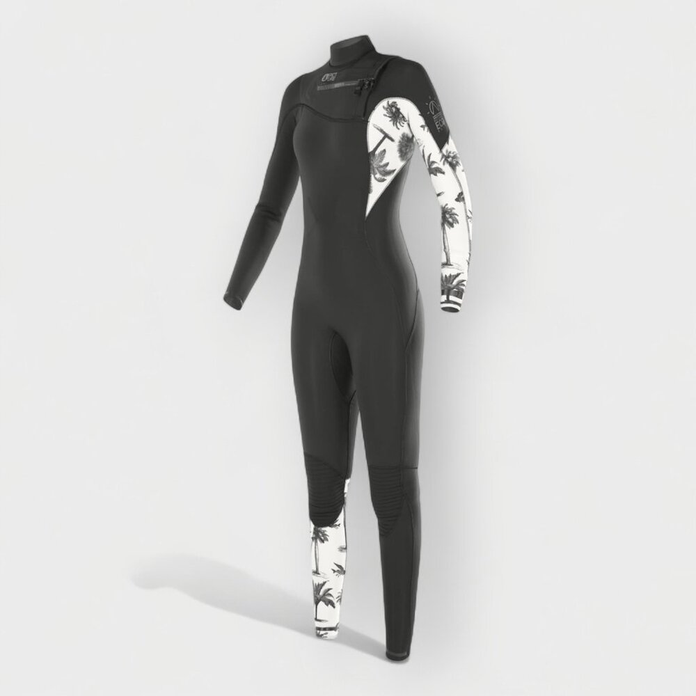 Picture Equation 3/2 FZ Wetsuit Women’s 10 Iberis Black Chest Zip NWT